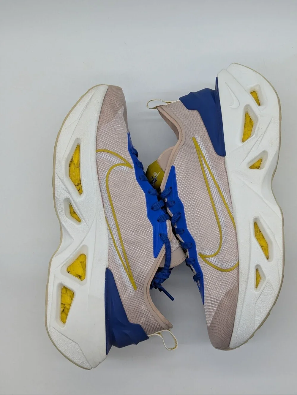 Womens Size 10 Nike ZoomX Vista Grind Fossil Stone Platform Blue Shoe CT8919-200